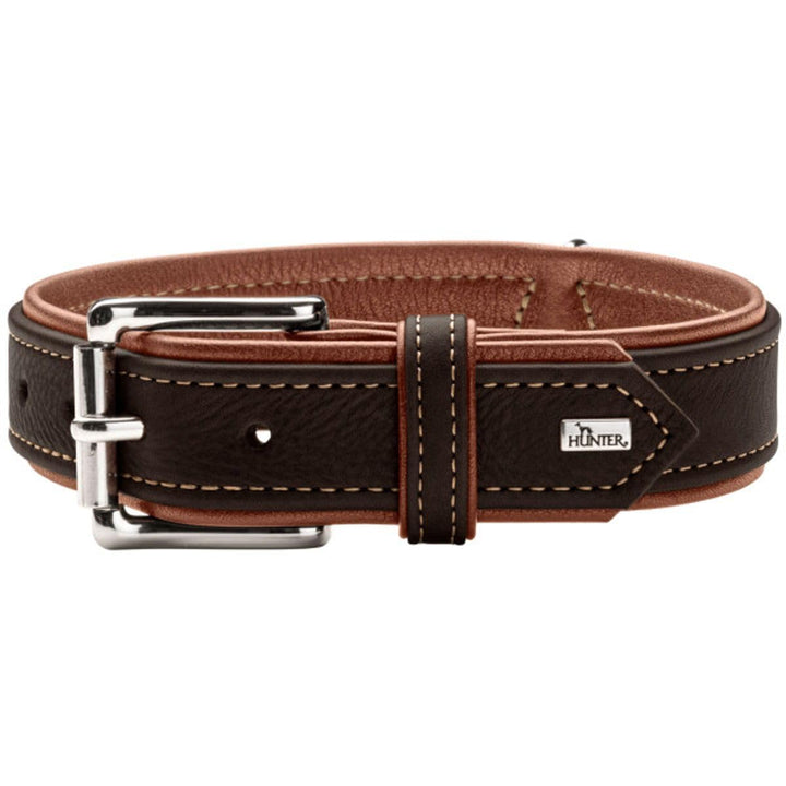 HUNTER Halsband Canadian Up Farbe schwarz/Cognac, Grösse 55 55 schwarz/cognac, 55 schwarz/cognac