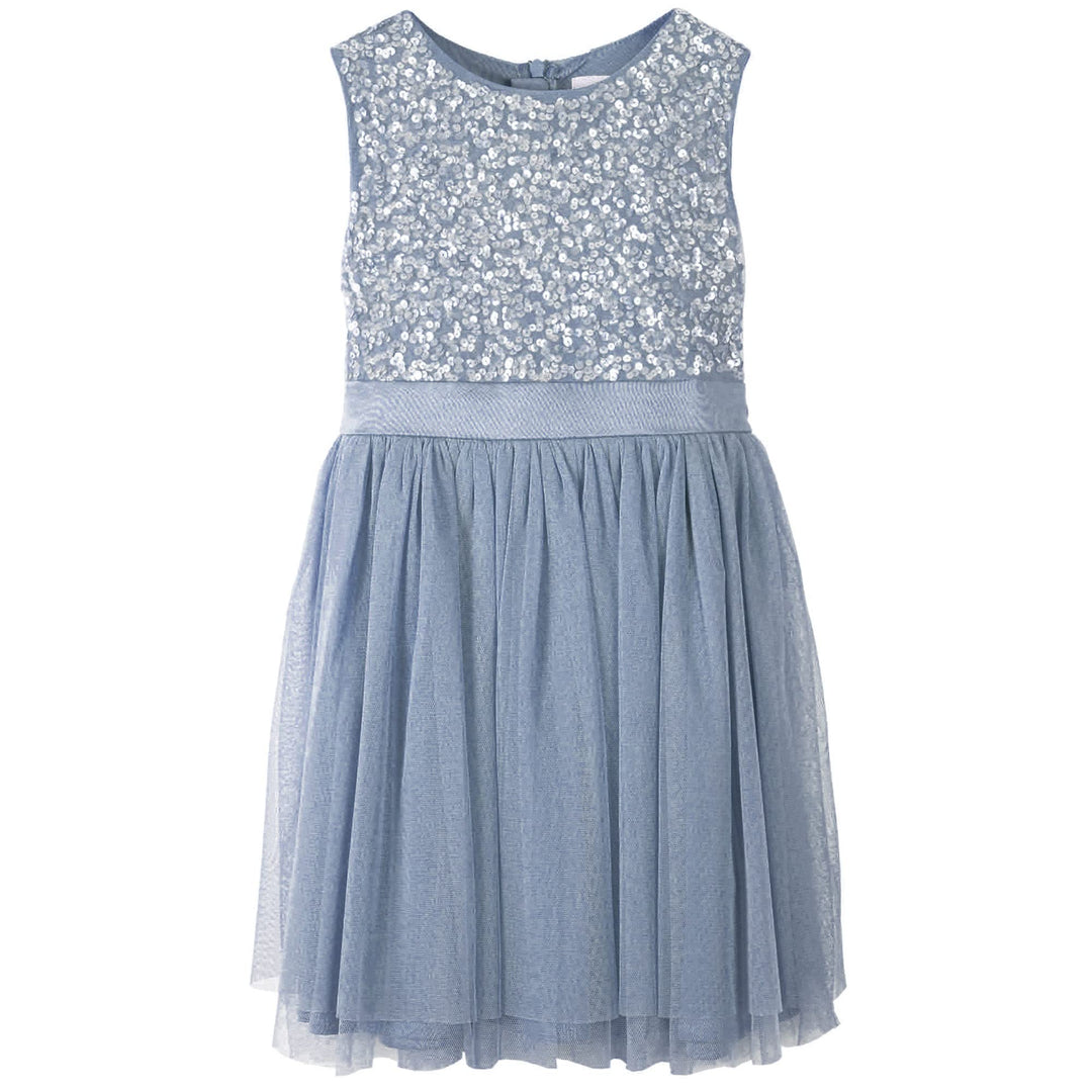 Maya Deluxe Mädchen Maya Deluxe Kleid Mädchen Paillettenverziertes Hochzeit und Geburtstag Festlich