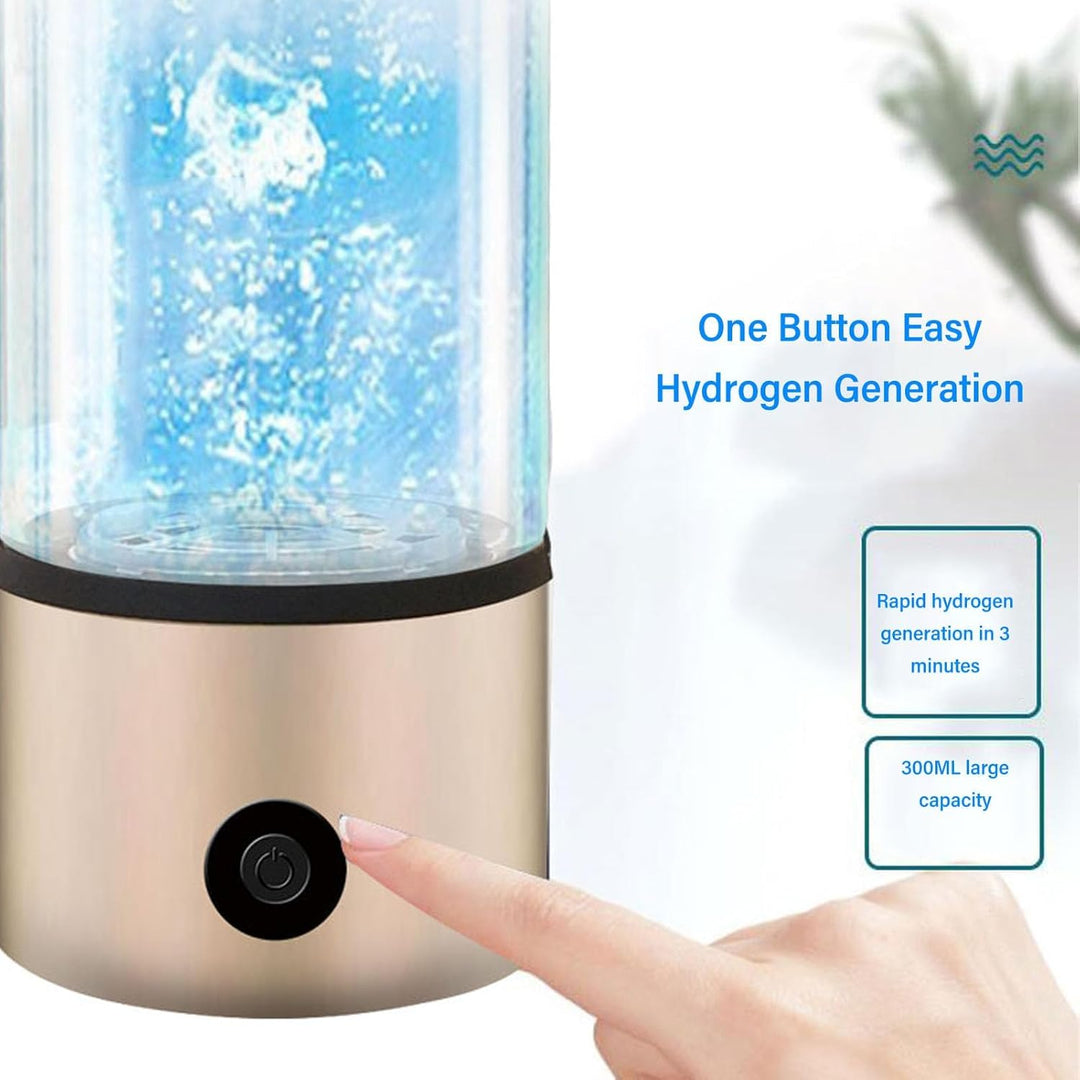 Wasserstoff Wasser Generator Flasche 300ml bis 1400 PPB Ionisator für Trinkwasser