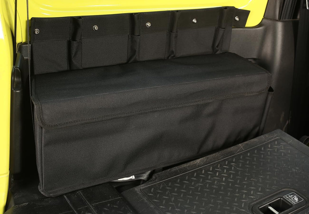 Auto Seiten Kofferraum-Organizer, Heckklappe Ablagebox für Suzuki Jimny JB64 JB74 2019-2024 (Oxford-