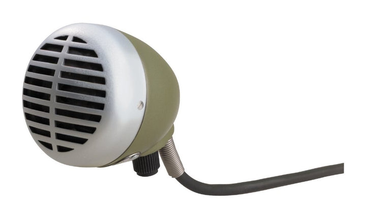 Shure 520DX "Green Bullet" Dynamisches Mikrofon für Blues-Harmonica-Player, Omnidirectional-Aufnahme