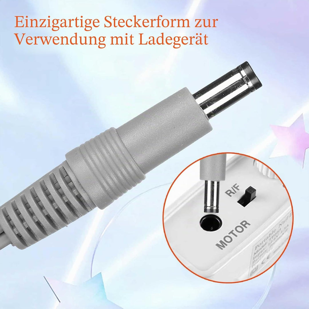 Maniküre Pediküre Set Elektrisch, Elektrische Nagelfeile für gepflegte Hände und Füsse, Maniküre Set