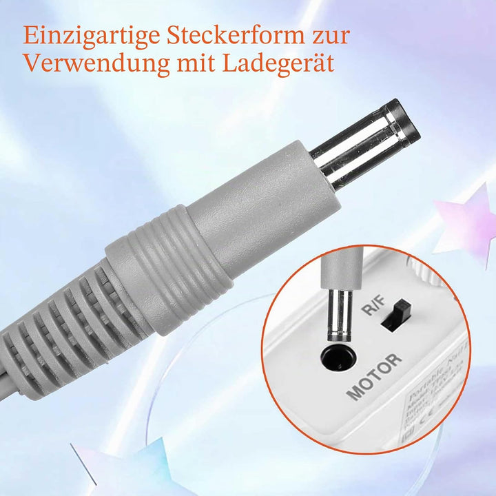 Maniküre Pediküre Set Elektrisch, Elektrische Nagelfeile für gepflegte Hände und Füsse, Maniküre Set