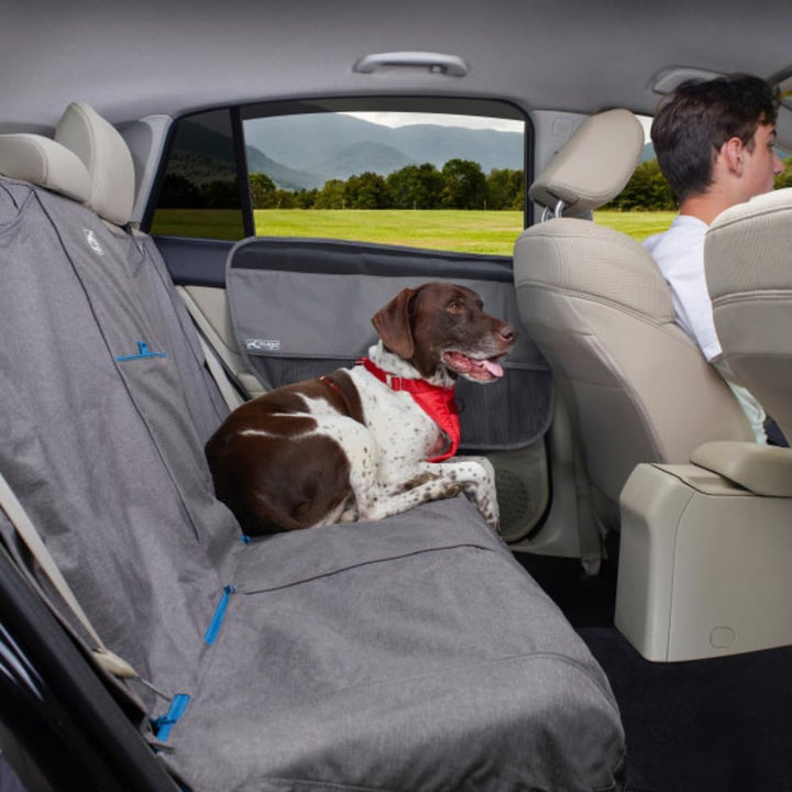 Kurgo Autotürschoner für Hunde, Schützt Autotüren vor Hundekrallen und Schmutz, Mit Taschen, Einstel