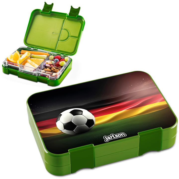 Jarlson® Brotdose Kinder mit Fächern - TONI Lunchbox - Bento Box auslaufsicher – Jausenbox für Kinde