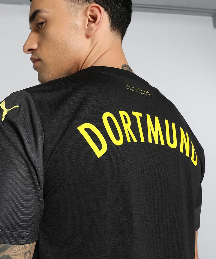 PUMA Puma Herren Borussia Dortmund Trainingstrikot S, Faster Yellow Black 46 Puma Black-faster Yello