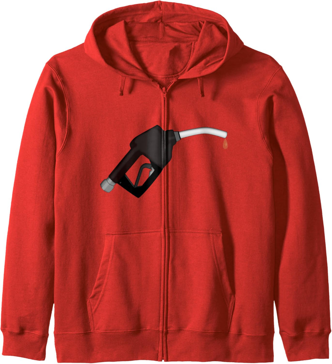 Tankstelle mit Gasdüse Kapuzenjacke