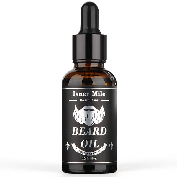 Upgraded 2 Pack Beard Oil Serum Conditioner for Men Beard Mustaches Growth, Soften, Moisturizing & S