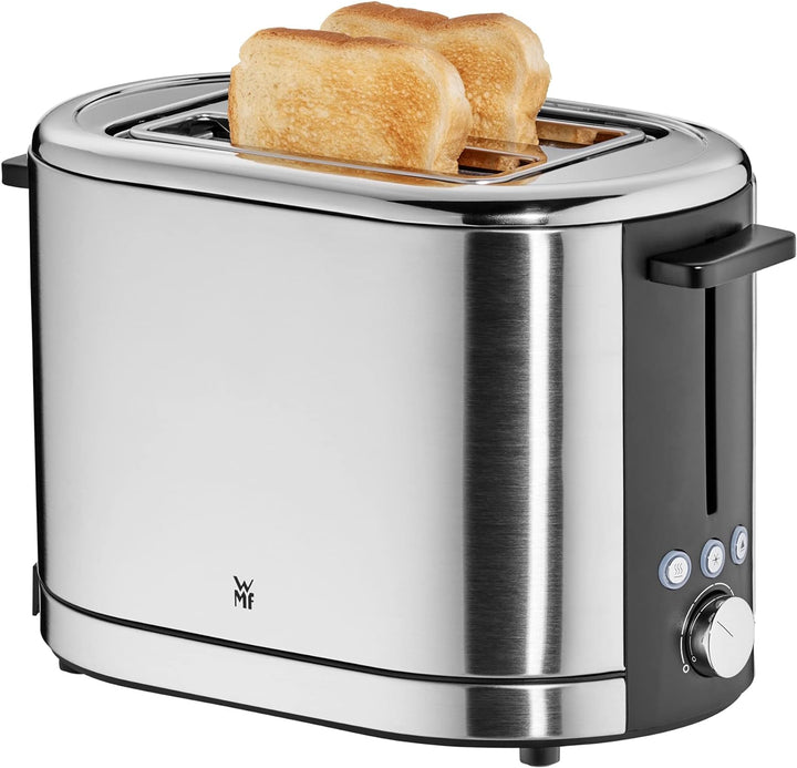 WMF Kineo Wasserkocher mit Temperatureinstellung 1,6l, Kalkfilter, 3000W & Lono Toaster Edelstahl, D