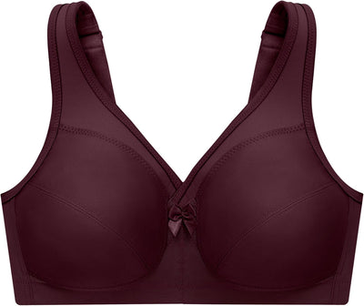 Glamorise Damen-BH 1005, Wein, 44J