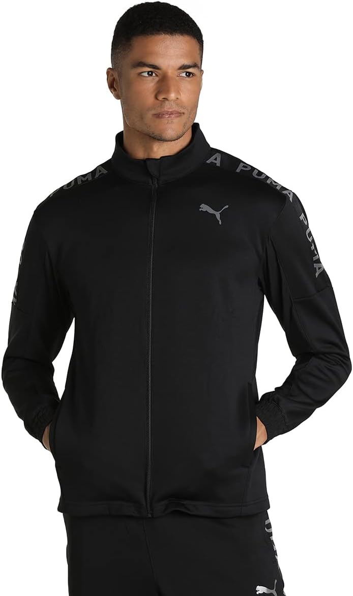 PUMA Herren Fit Pwrflece Fz Jacke Strickjacke M Puma Schwarz, M Puma Schwarz