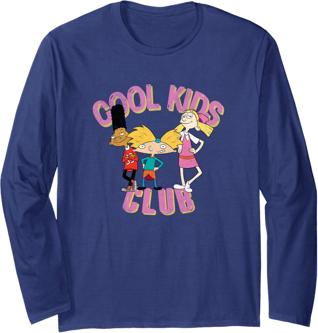 Hey Arnold! Cool Kids Club Group Pose Langarmshirt