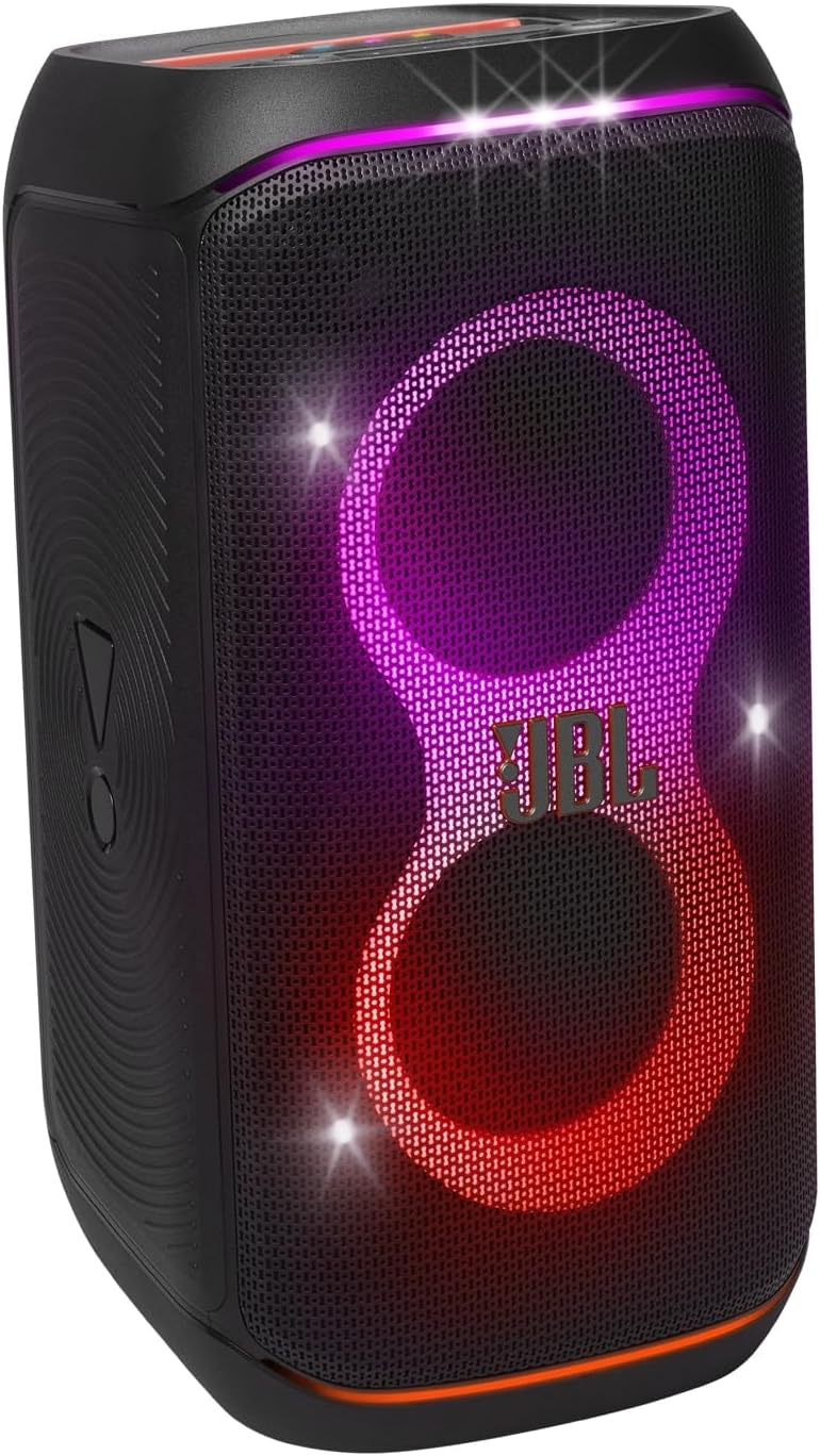 JBL Partybox Club 120 in Schwarz – Tragbare Bluetooth-Lautsprecher-Box Pro Sound, Lichtshow, KI-Soun