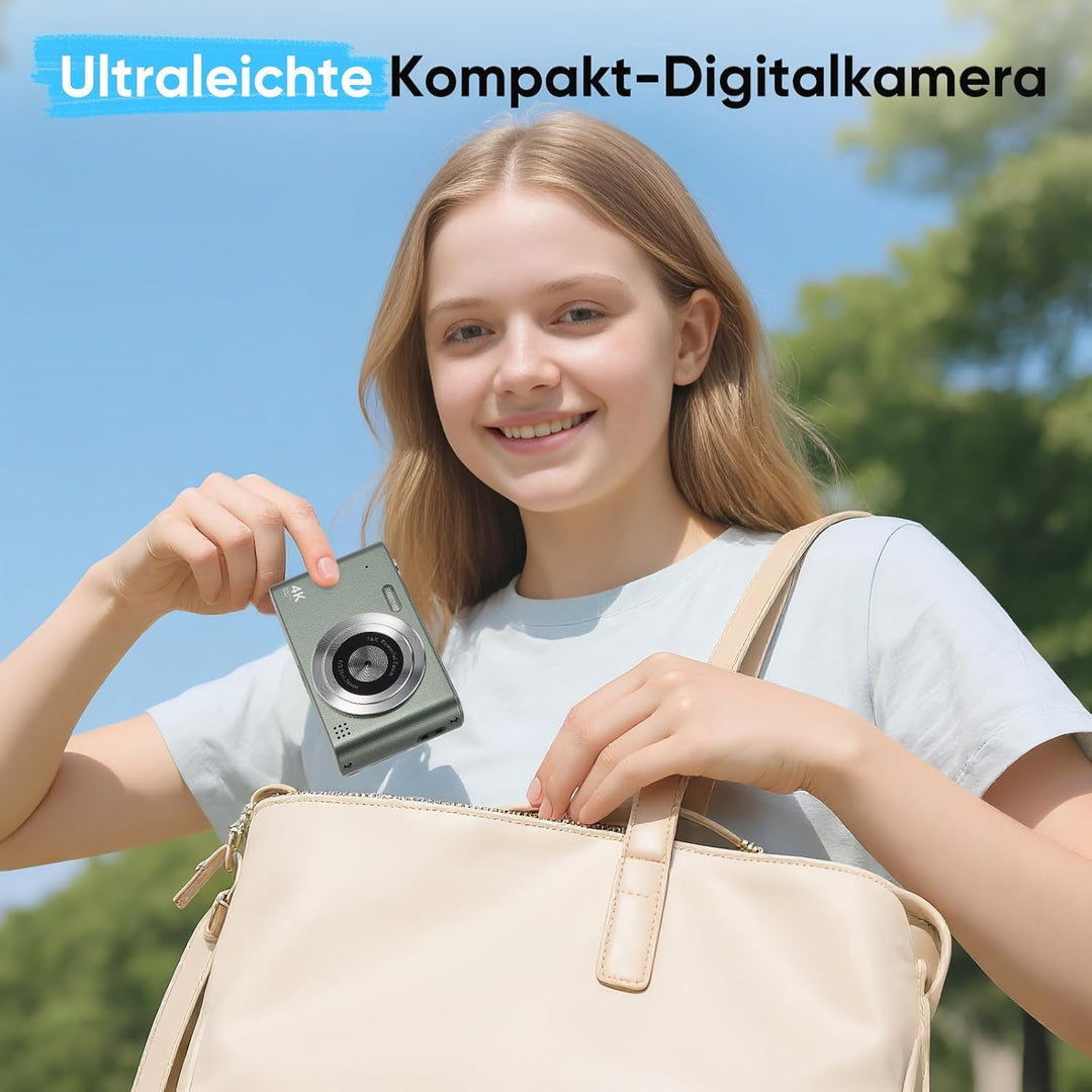 Keychain Retro Kamera Kinder, Autofokus Mini Digitalkamera Vintage,digital Kamera mit Handy übertrag