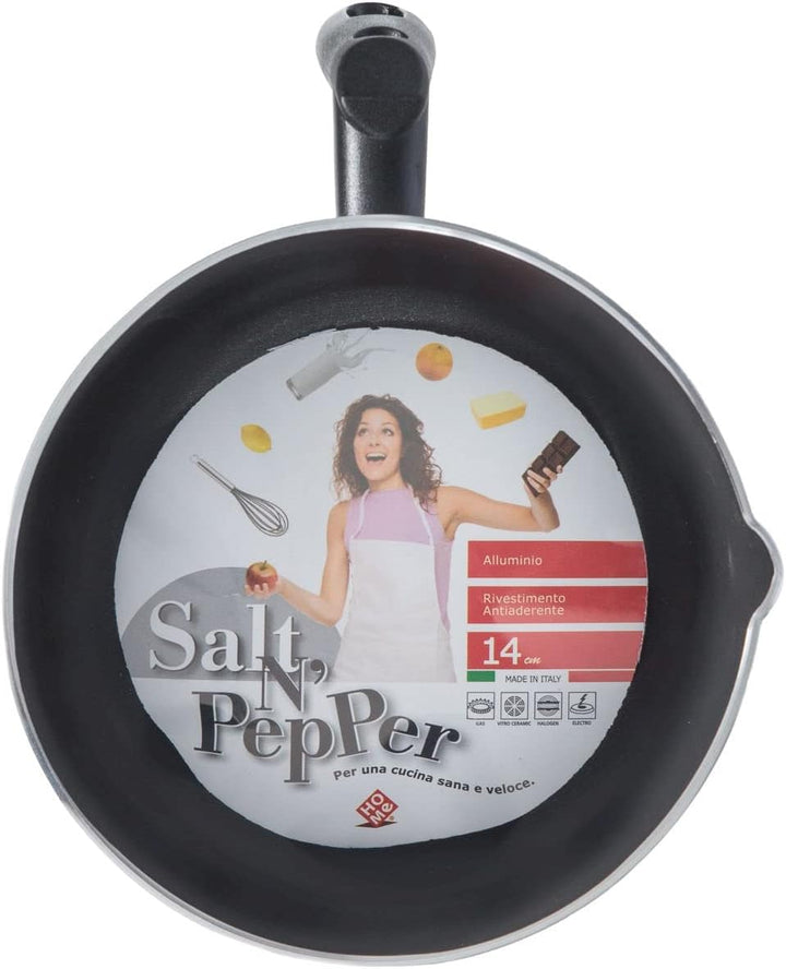 Home Salt Peper Antihaft-Milchkocher Salzpfeffer 14 cm Kochtopf, Material, Multicolor 20x14x11 cm Mu