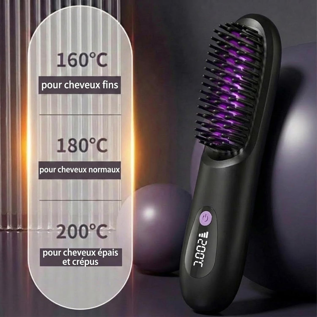 Zegla Control Pro Stylingbürste, Zegla Styling Bürste Mit Neuen 3px-Keramik-Borsten, Schnelles, Präz