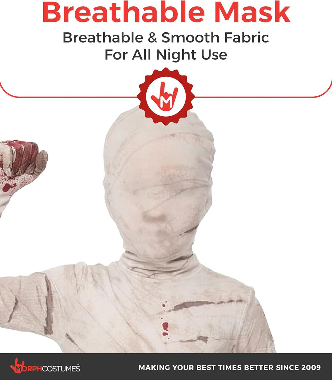 Morphsuits Kostüm Mumie Kinder, Mumien Kostüm Kinder, Halloween Kostüm Mumie Kinder, M