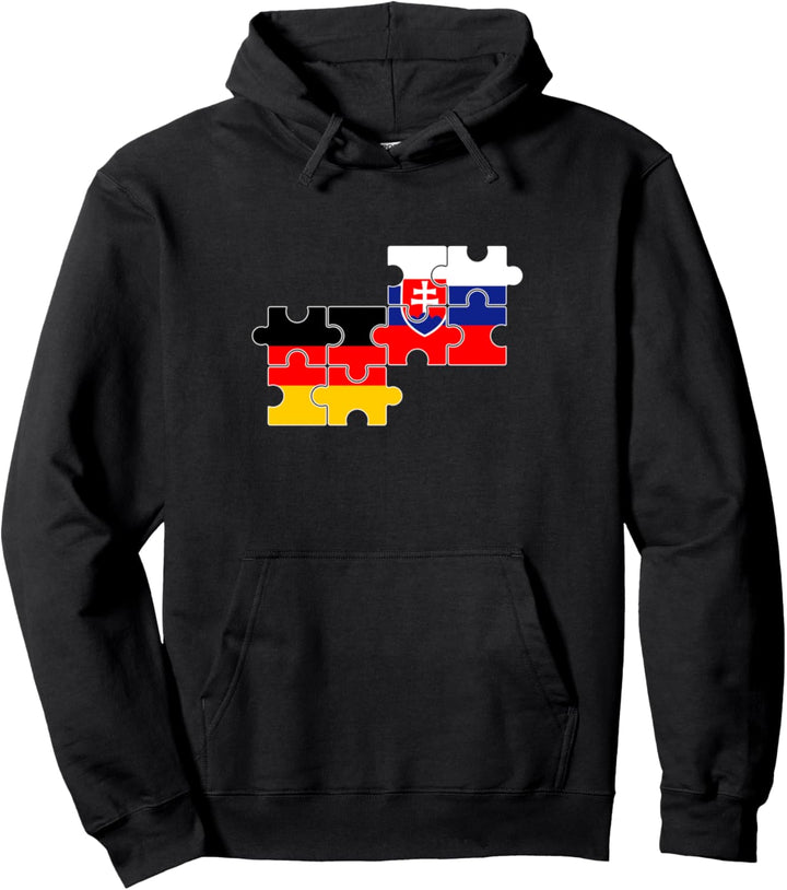 Slowakei Deutschland Flagge Deutsch Slowake Pullover Hoodie