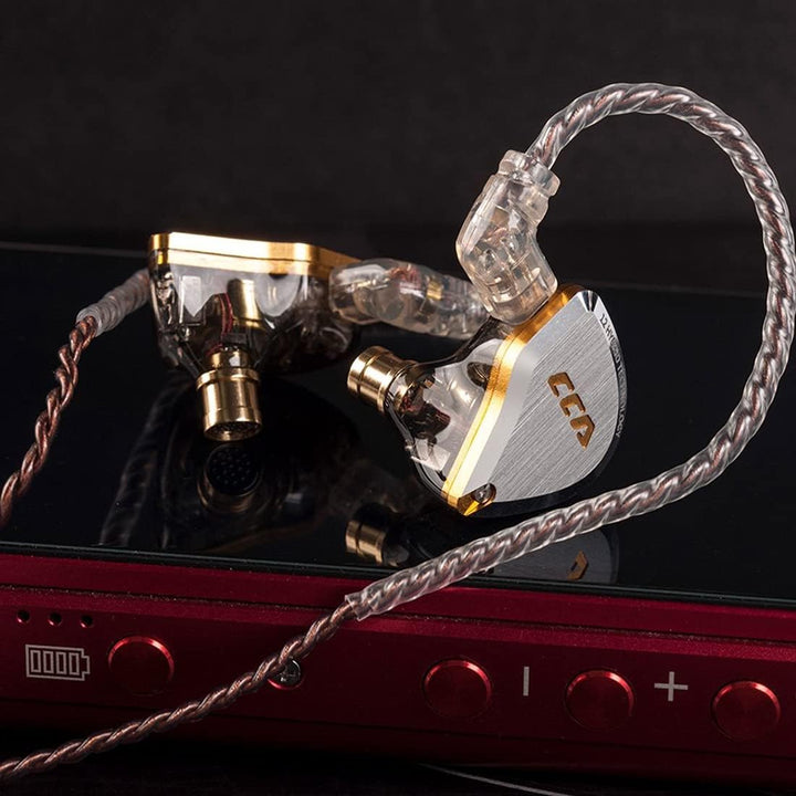 CCA C12 5BA 1DD Stereo Bass Kopfhörer In Ear Kopfhörer mit Kabel Noise Cancelling Sport Earbuds Head