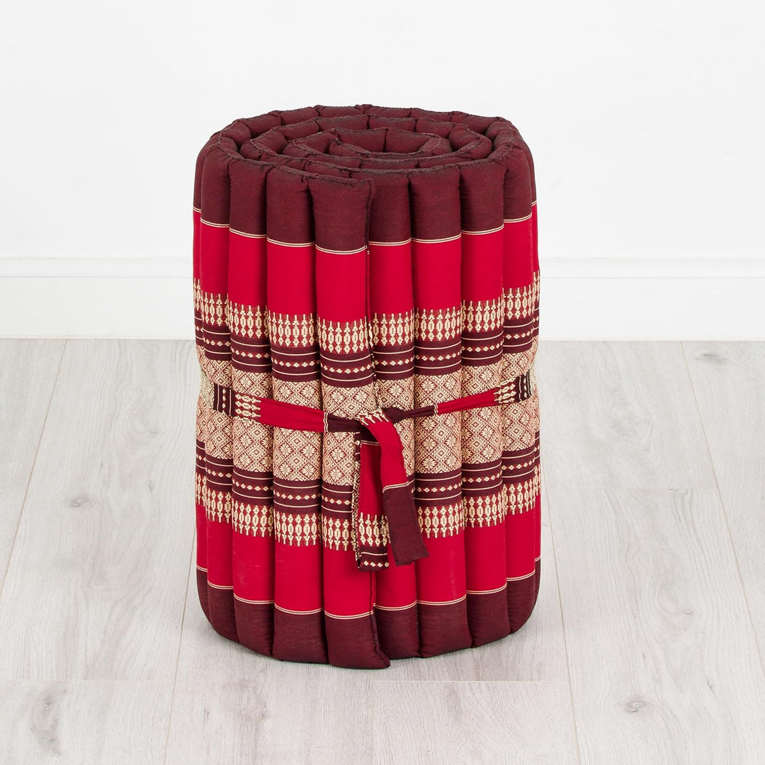 livasia Rollmatte Rollmatratze S schmal - 200x50x4,5cm - Gästebett Gästematratze 1 Person mit Muster