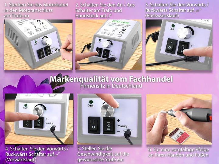 Fusspflegegerät Elektrisches Maniküre Pediküre-Set Fusspflegeset zur Hornhautentfernung mit Nagelzan