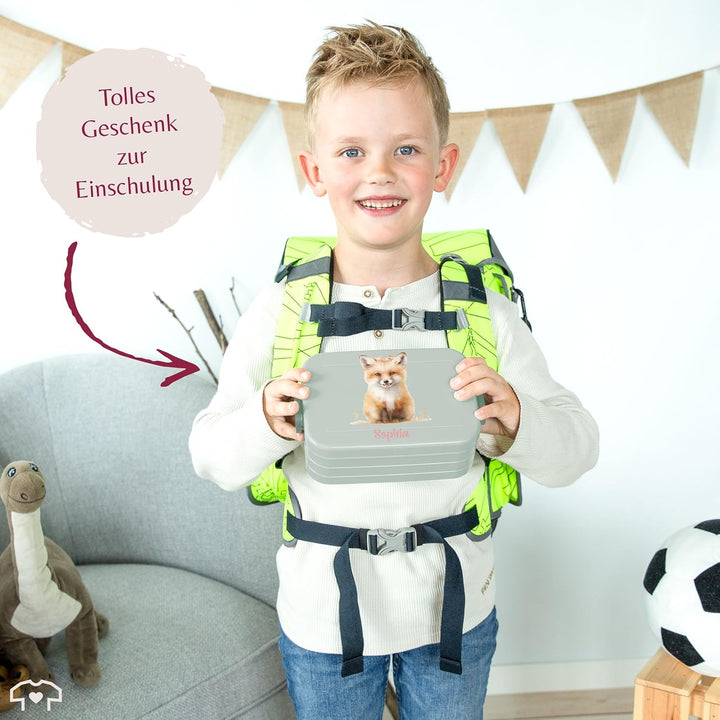 Bento Box Midi Lunchbox Mepal Bentobox - Fuchs - Niedliche Fuchs-Brotdose für Kinder | Auslaufsicher