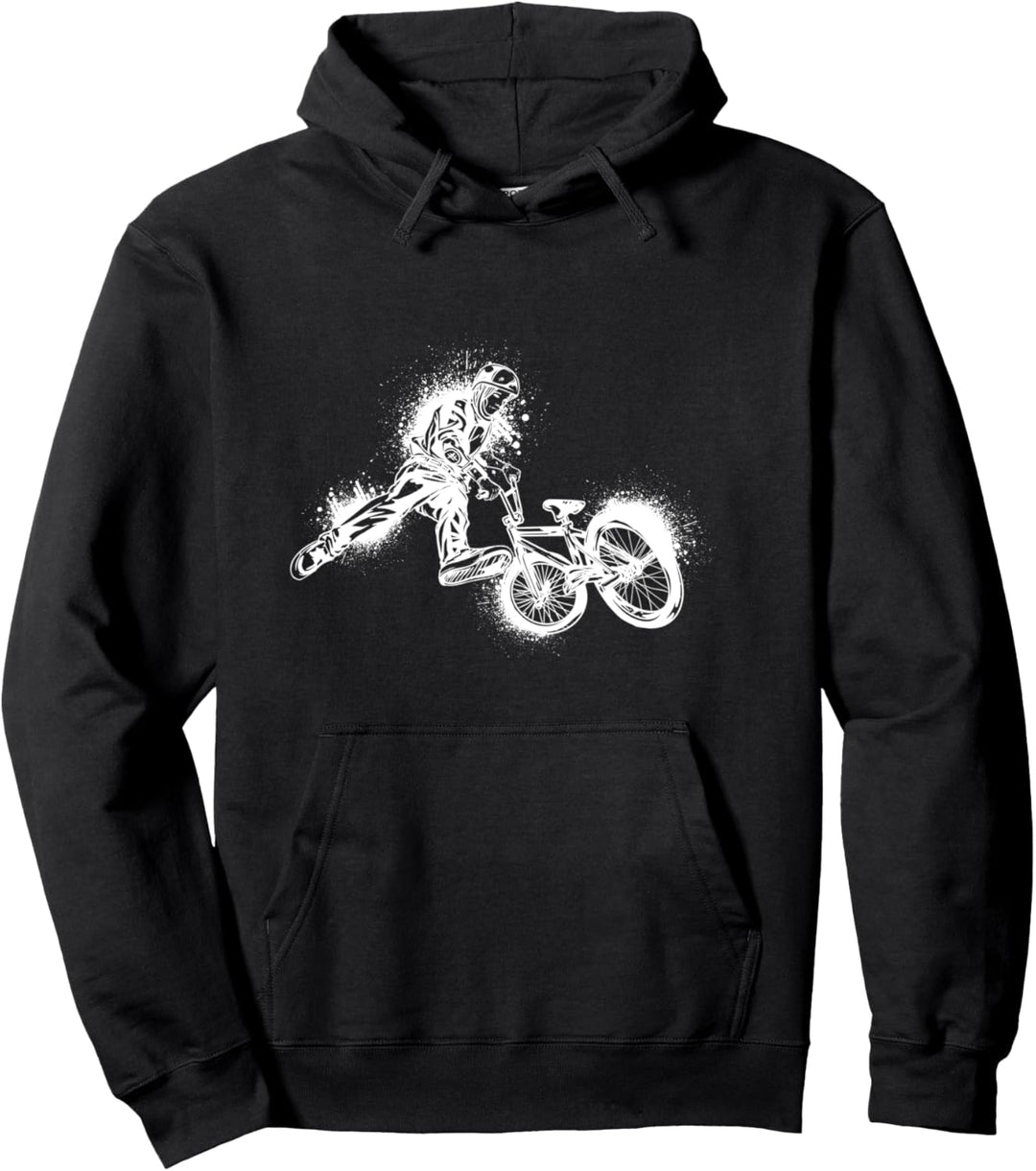 BMX Zubehör Geschenk Jungs Jugend Fahrrad BMX Pullover Hoodie