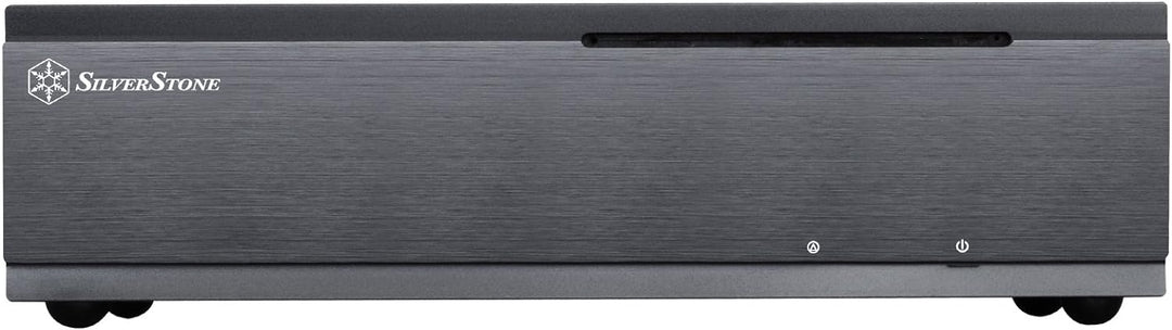 SilverStone SST-ML06B - Milo Mini-ITX kompaktes HTPC Desktop Gehäuse, schwarz