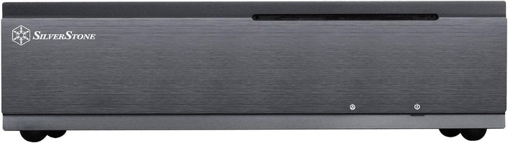 SilverStone SST-ML06B - Milo Mini-ITX kompaktes HTPC Desktop Gehäuse, schwarz