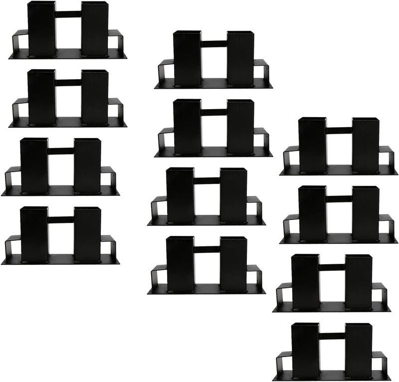 Randaco 12 Stück Holzstapelhilfe, Stabile Brennholz Holzstapelhalter für Kaminholz Brennholz Stapelh