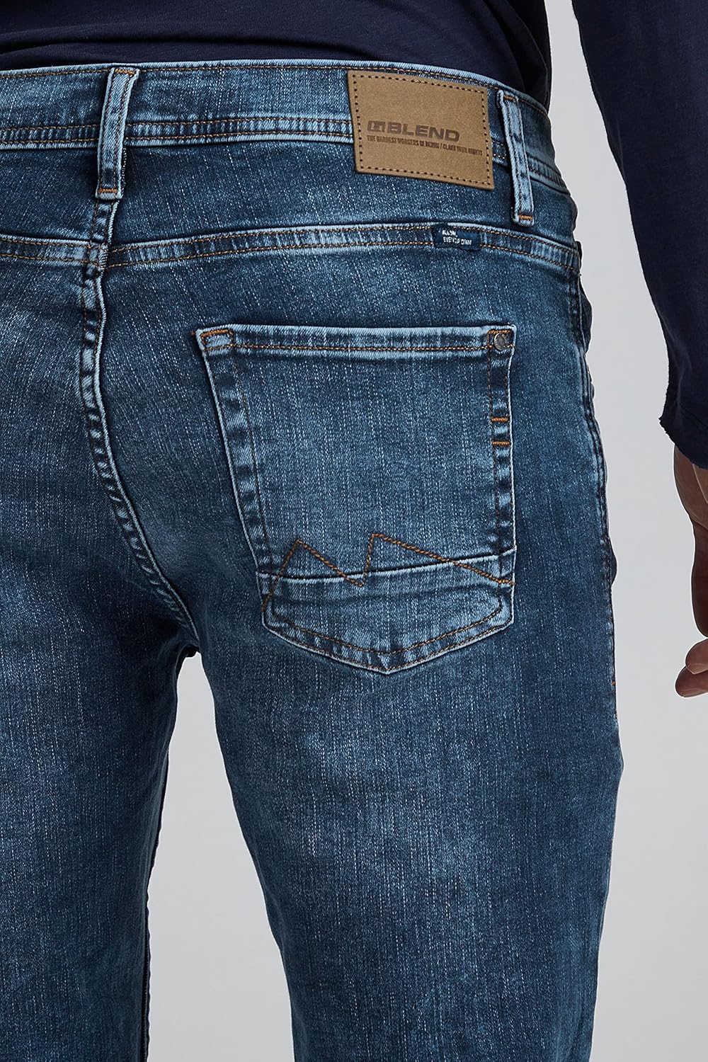 Blend BHJet fit Multiflex fit Multiflex - NOOS Herren Jeans Hose Denim Slim Fit, Grösse:W28/30, Farb