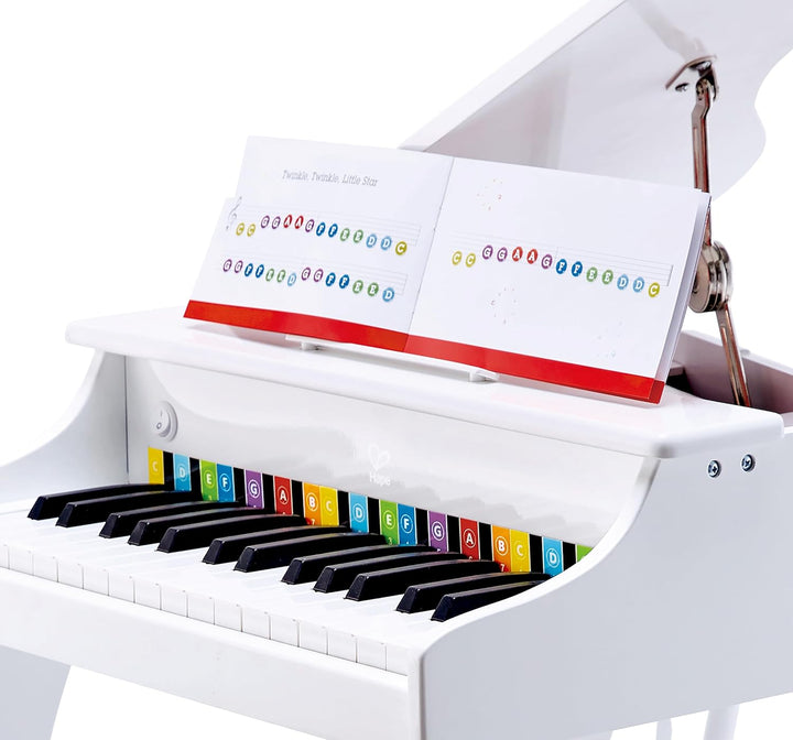 Hape Luxusflügel | Piano mit 30 Tasten, inklusive Stuhl, elektronisches Musik-Keyboard, ab 3 Jahren,