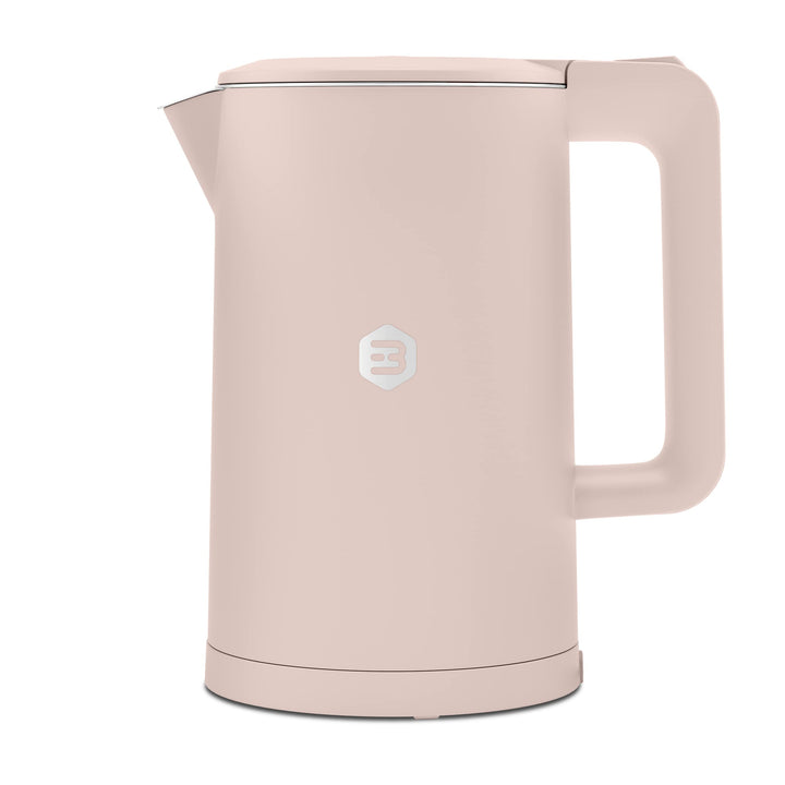 Balter Wasserkocher Edelstahl WK-4, 1,7 Liter, elektrischer Wasserkocher, Doppelwand Design, BPA fre