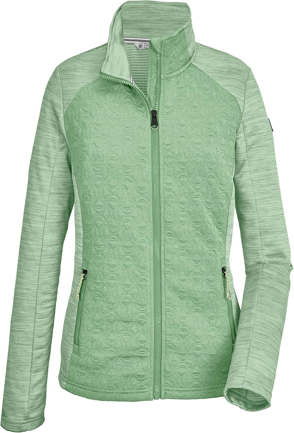 Killtec Damen Kos 68 Wmn Flx Jckt Stretchjacke mit Stehkragen/Fleecejacke 40 mint, 40 mint