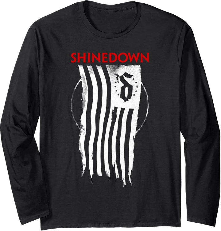 Shreddedown Flagge Langarmshirt