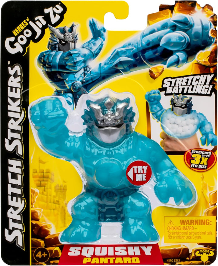 Heroes of Goo Jit Zu Stretch Striker Helden-Packung, Dehnbare Actionfigur Pantaro, elastische Füllun