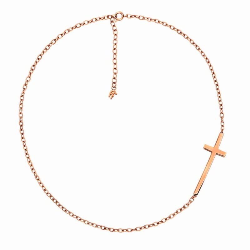 Folli Follie 1n13t004r Damen-Halskette, 49 cm