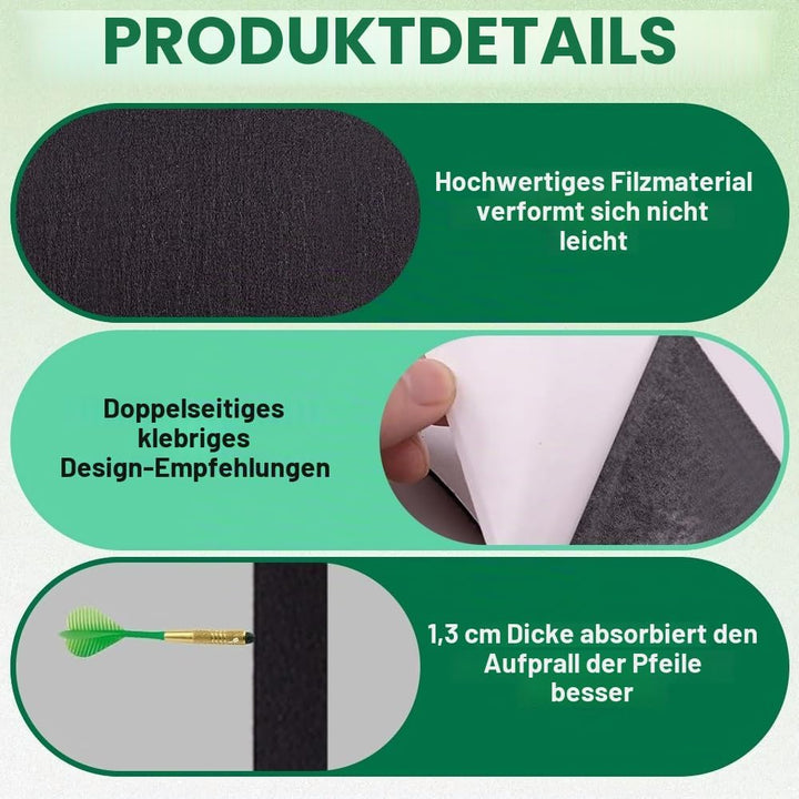 Dartboard-Wandschutz, Dart Wandschutz, Wandschut Dartscheibe, Wandumrandung Für Dartboar, Filz Darts