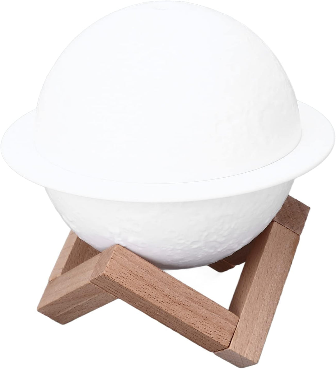 Haofy 2 in 1 Planet USB-Luftbefeuchter Safe 200 Ml 3-Farbiger Mini-Stumm-LED-Diffusor für ätherische