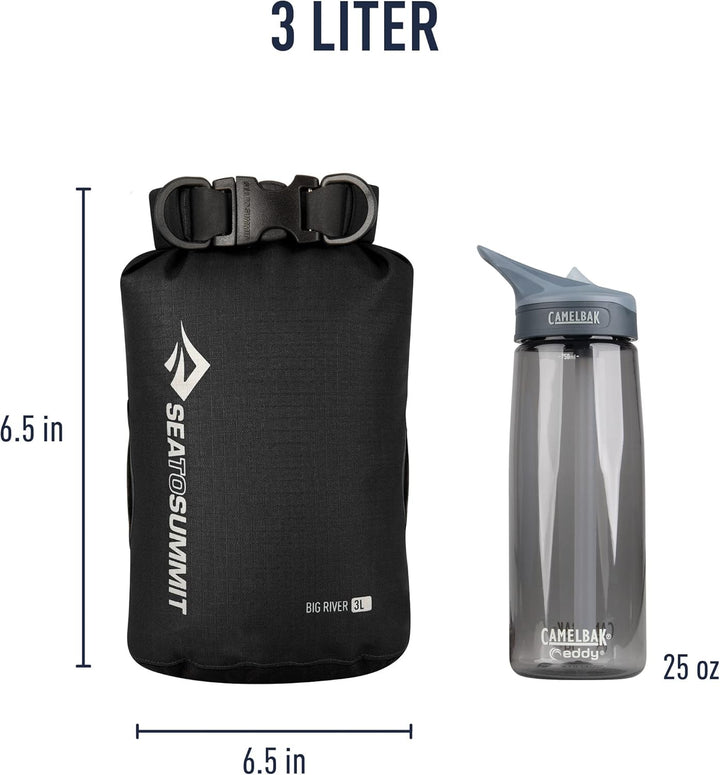 Sea to Summit Big River Drybag Wasserfester Stausack Packsack 3XL Black (Schwarz), 3XL Black (Schwar
