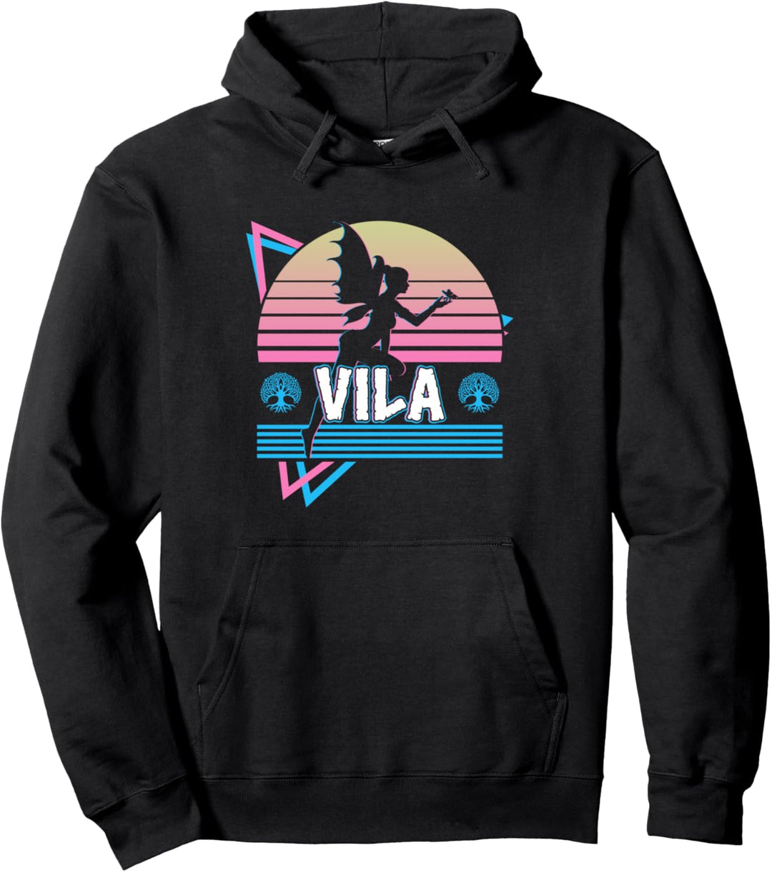 Vila Slaische Fee Slaische Mythologie Retro Pullover Hoodie