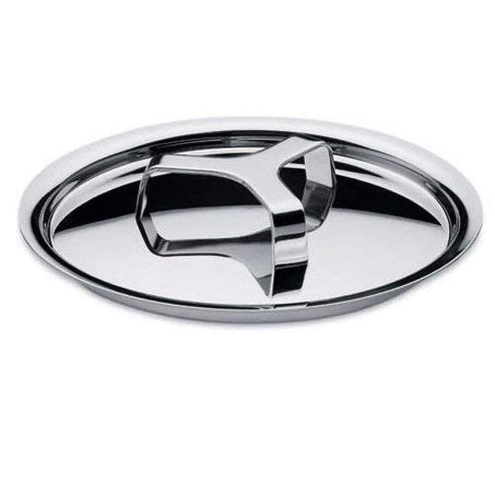 Alessi "POTS & PANS" Deckel aus Edelstahl, 4 x 19 x 8.8 cm 4 x 19 x 8.8 cm Silber, 4 x 19 x 8.8 cm S