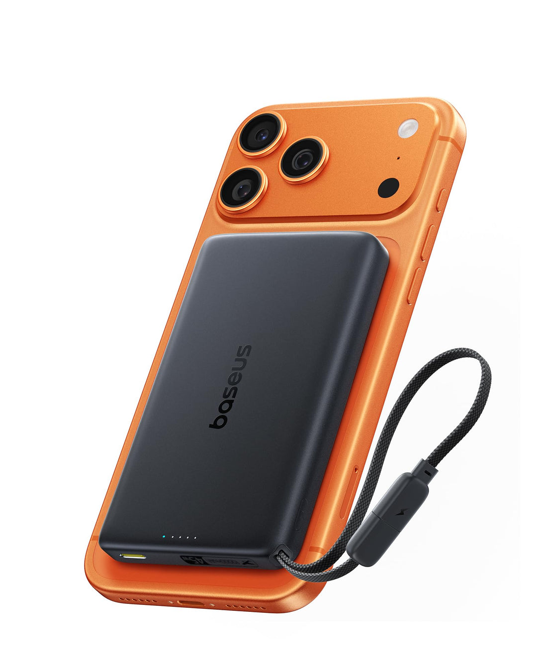 Baseus Picogo AM52 Power Bank, Qi2.2 Magsafe Powerbank 10000mAh, 25W Wireless, PD 45W Schnellladung,