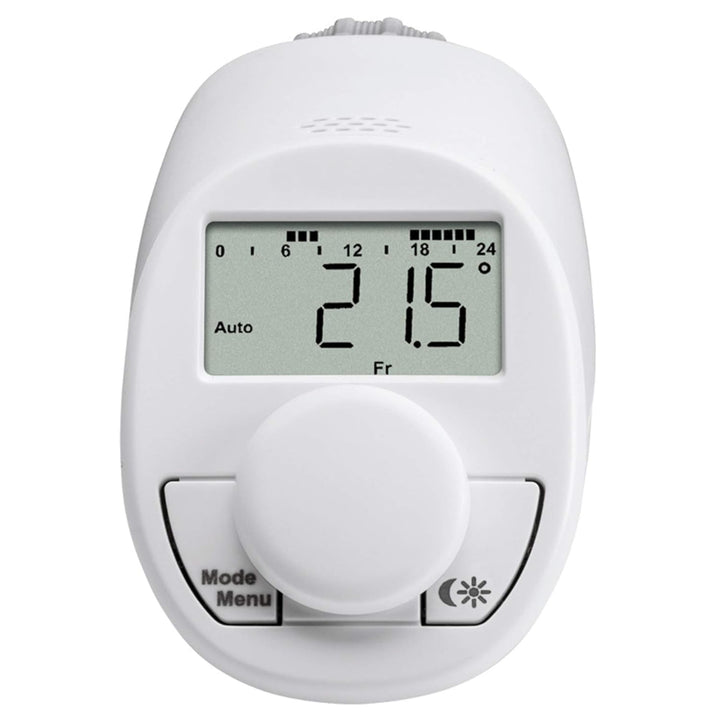 eqiva Elektronik-Heizkörperthermostat Model N, 2er-Set, Weiss 2er-Set ohne Bluetooth, 2er-Set ohne B