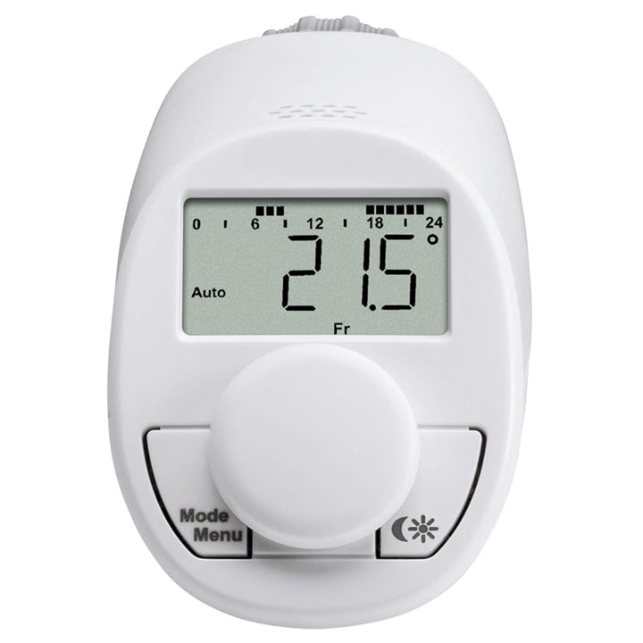 eqiva Elektronik-Heizkörperthermostat Model N, 2er-Set, Weiss 2er-Set ohne Bluetooth, 2er-Set ohne B