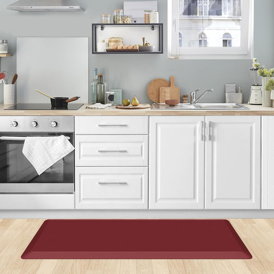 KitchenClouds Küchenmatte, gepolstert, Anti-Müdigkeit, Küchenteppich, 1.9 cm, wasserdicht, rutschfes