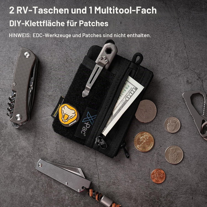 VIPERADE VE18-S Klein EDC Tasche Mini EDC Pocket Pouch Tool Organizer,Klein EDC Organizer Werkzeugta