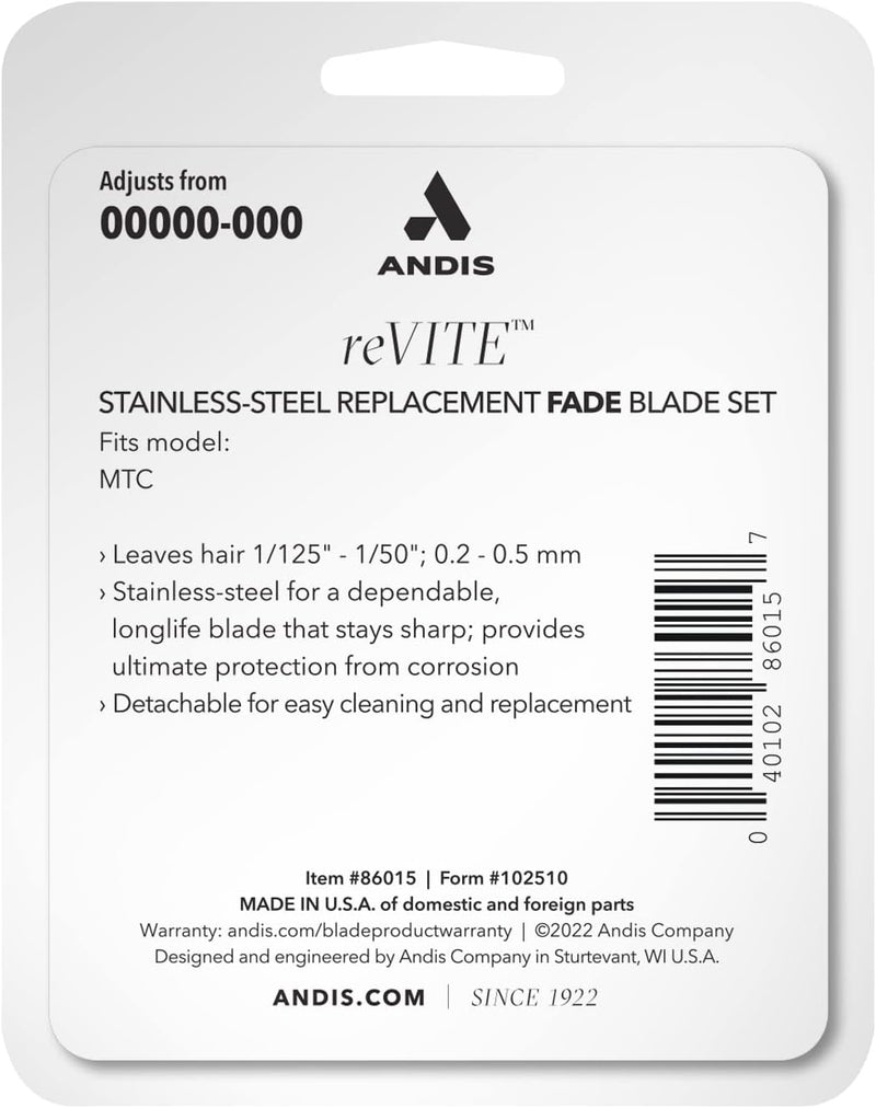 Andis MTC Adjustable Taper Blade Human Clipper Intl&