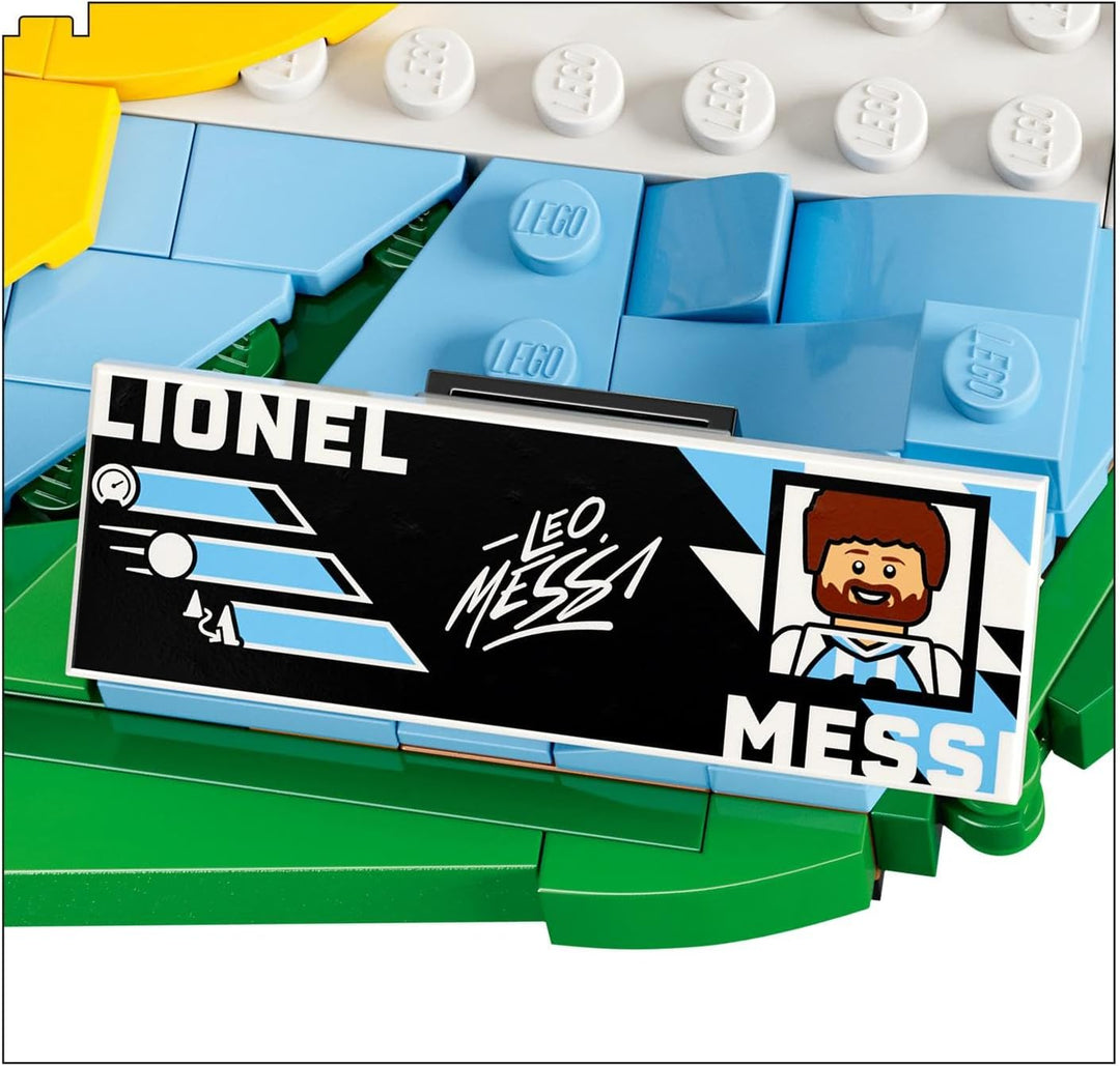 LEGO Editions Lionel Messi – Fussball-Highlights Spielzeug - 3D Modellbau mit Minifigur zum Sammeln