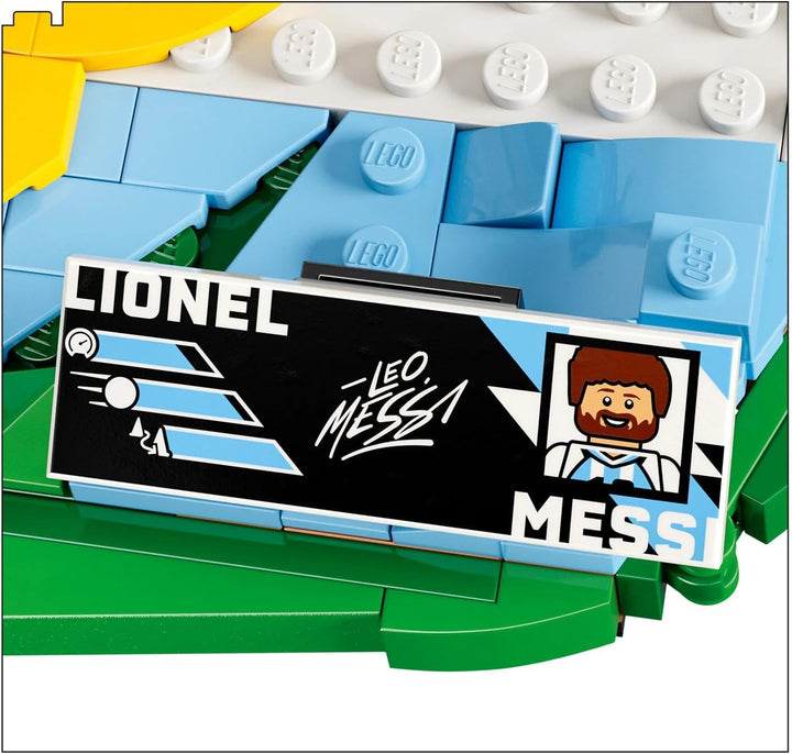 LEGO Editions Lionel Messi – Fussball-Highlights Spielzeug - 3D Modellbau mit Minifigur zum Sammeln